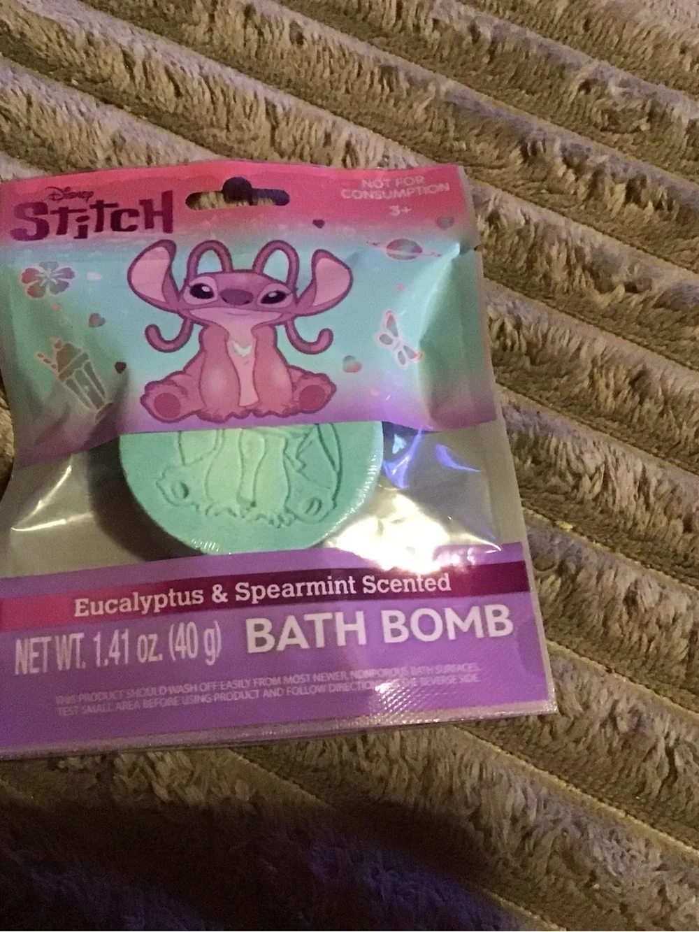 Disney Stitch Pink and Blue Citrus Bath Time Crumbs Pack